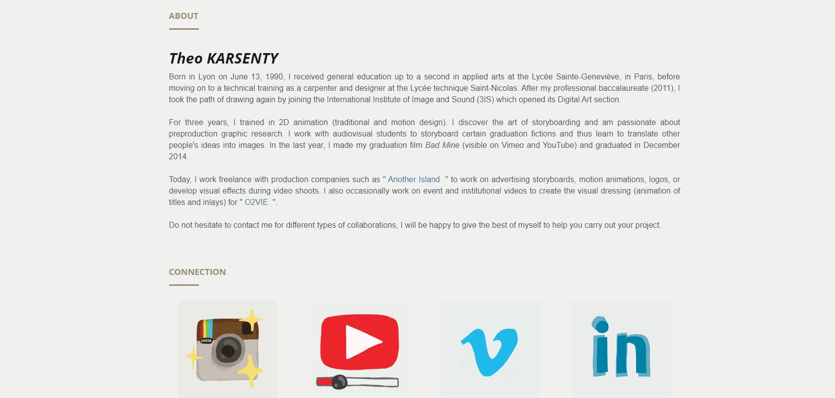 Image taken from Strikingly User’s Website Image taken from Strikingly User’s Website